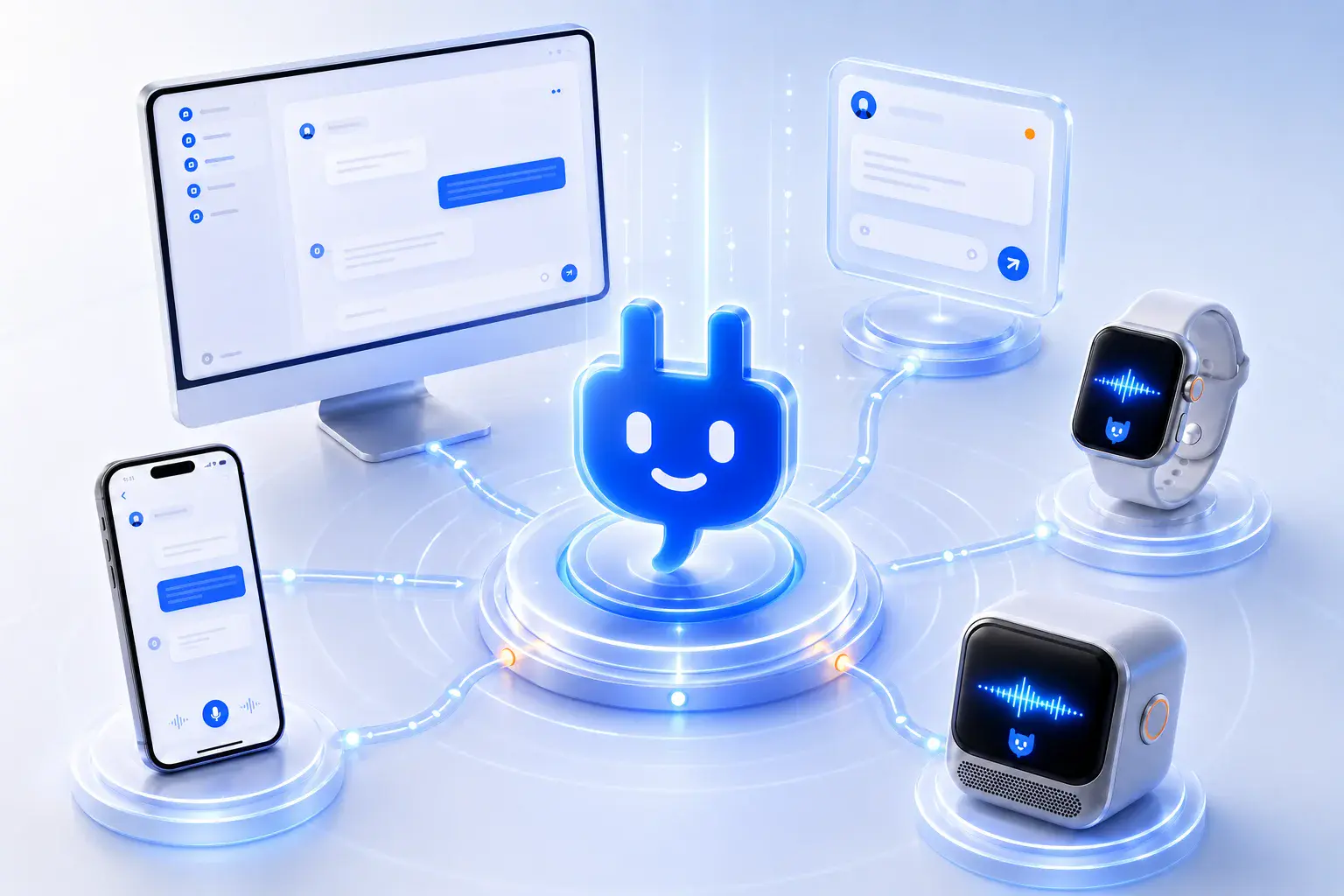 Assistant Core chạy trên web, ứng dụng, widget nhúng, đồng hồ và thiết bị voice